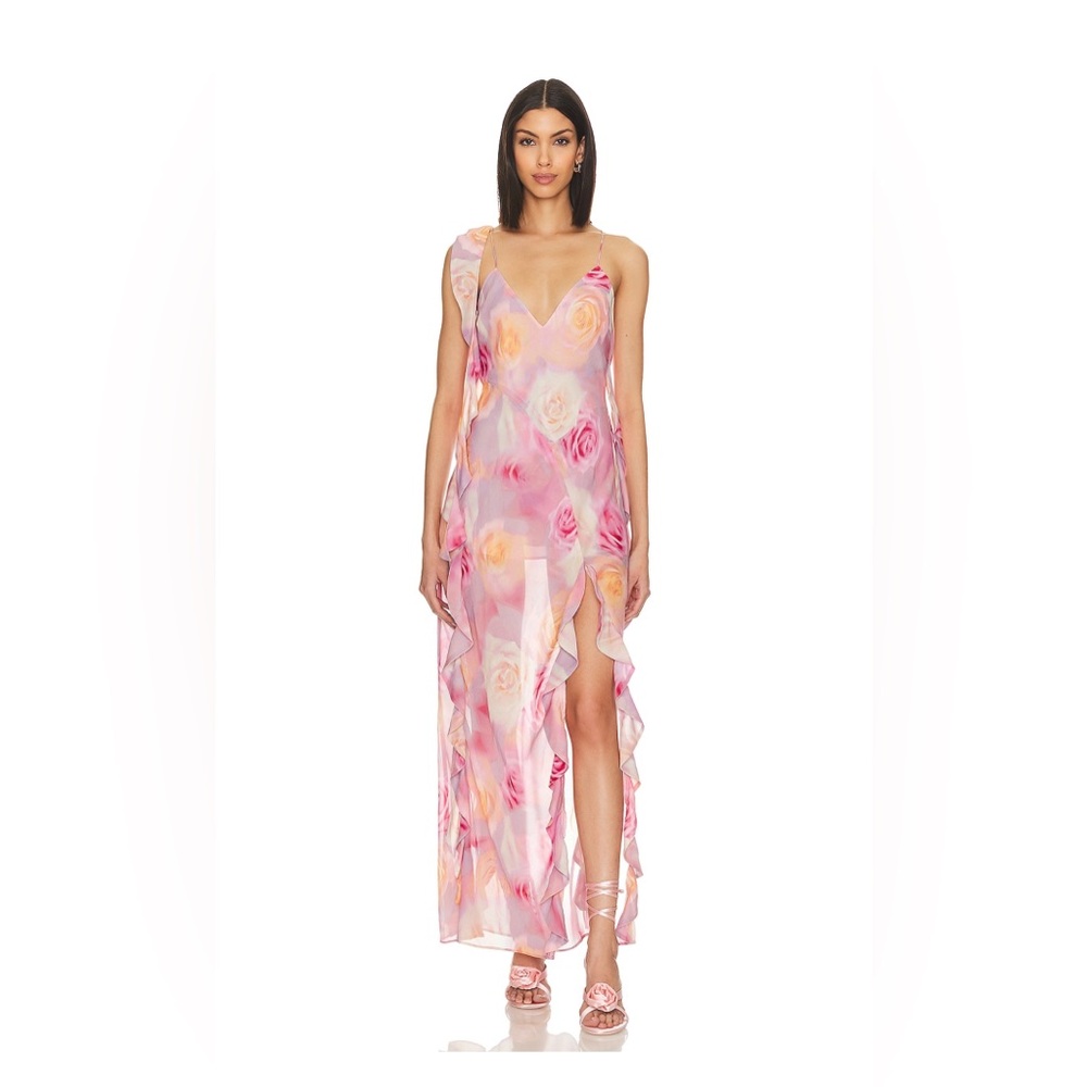 NWOT For Love and Lemons Beate Maxi Dress